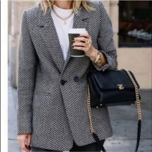 NWOT Anine Bing Fishbone Blazer